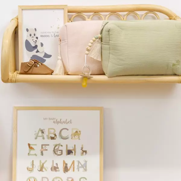 la trousse de toilette amande