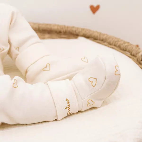 Chaussons naissance "mon amour ♡"